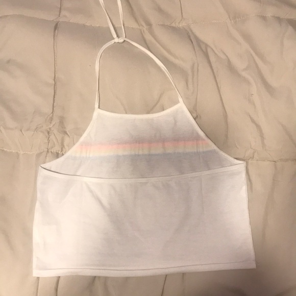 White and Rainbow top - Picture 2 of 2
